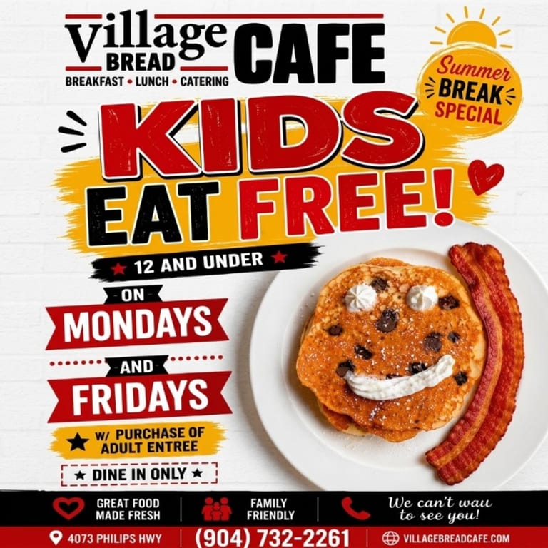 Summer Break Special: Kids Eat Free!