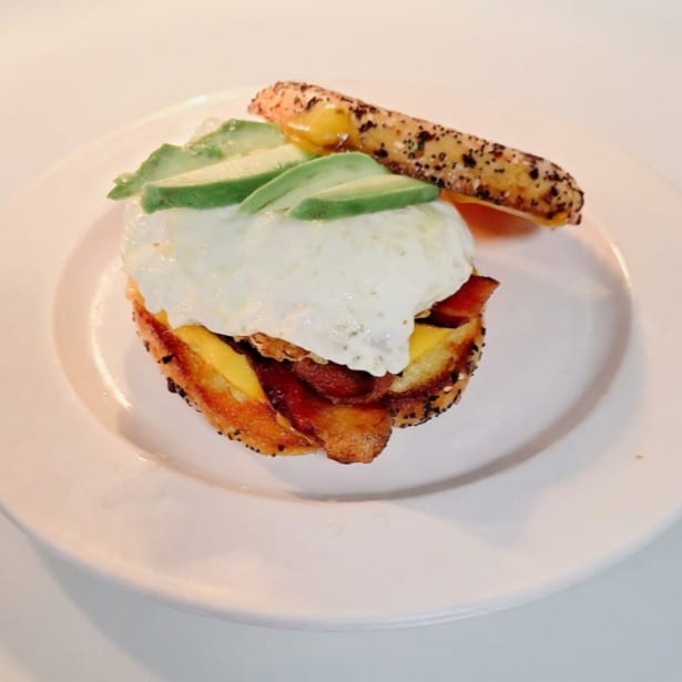 5 Layer Breakfast Sandwich.