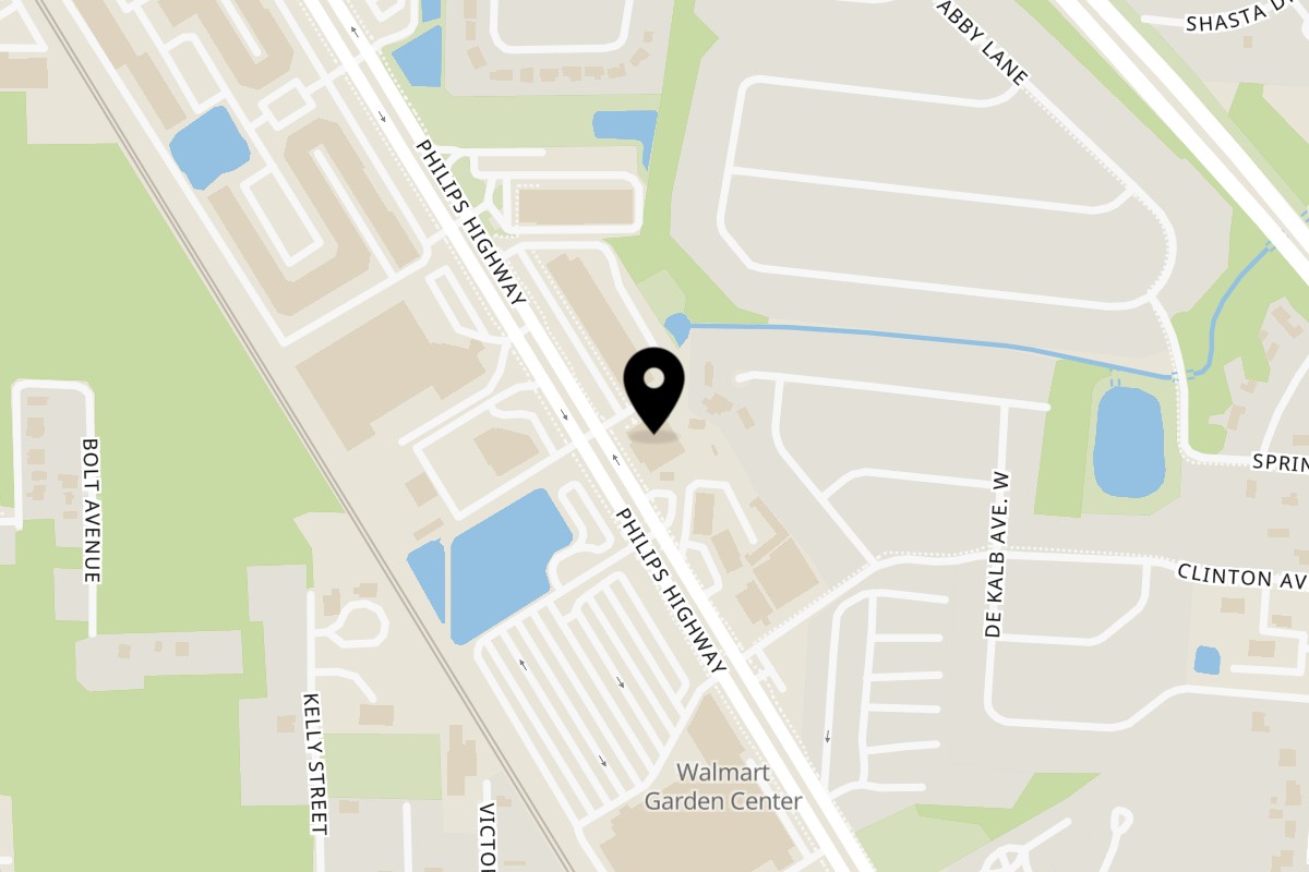Map showing the location of Village Bread Cafe on 4073 Philips Hwy in Jacksonville